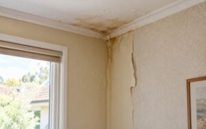 water damage warning signs on wall in Melbourne home